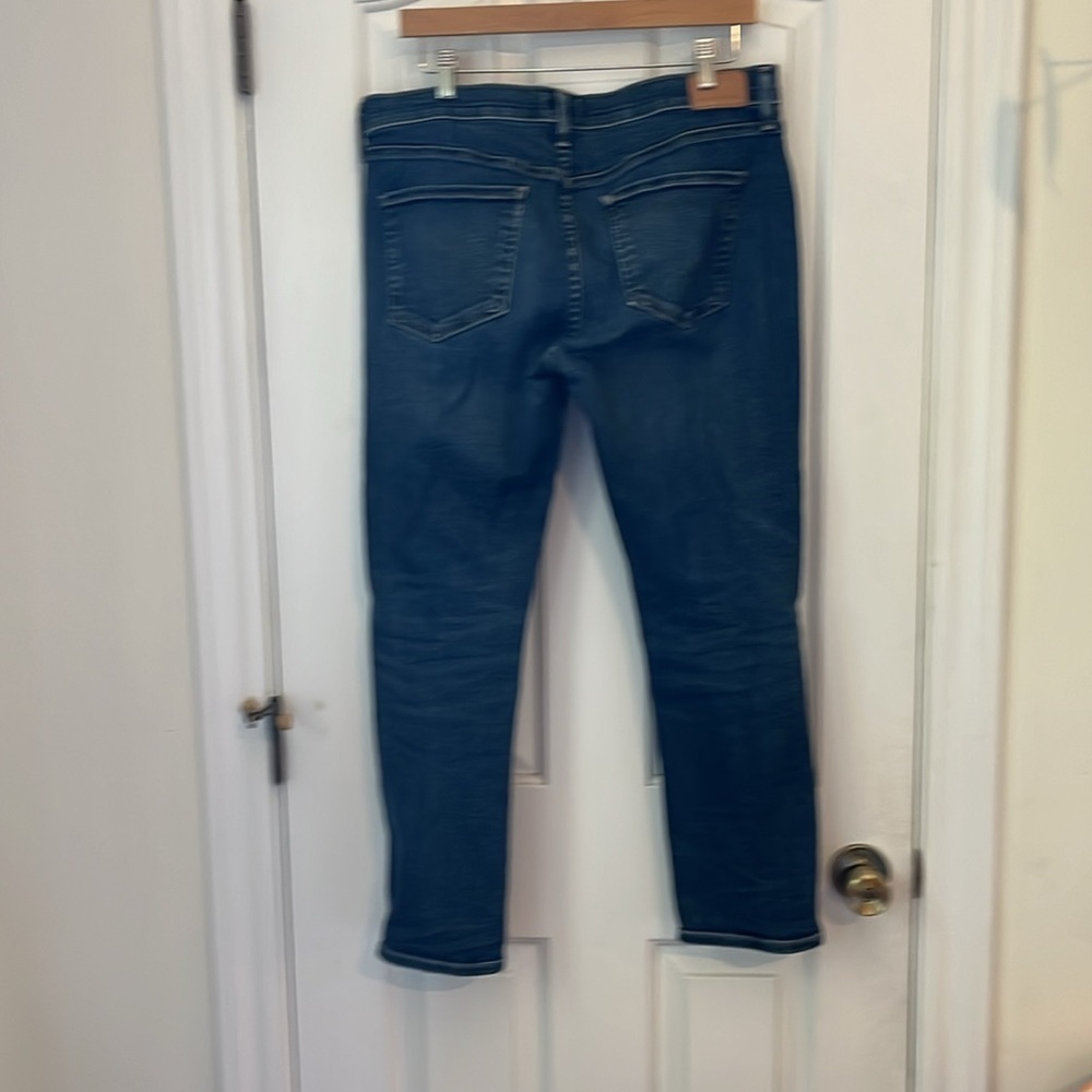 Citizens Of Humanity Straight Leg Jeans in Dark Blue Wash - Picture 7 of 14